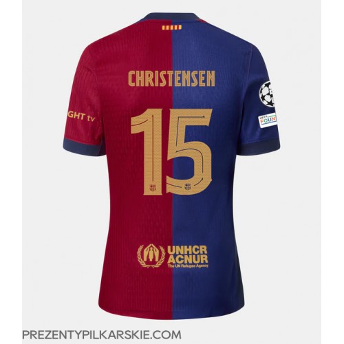 Stroje piłkarskie Barcelona Andreas Christensen #15 Koszulka Podstawowej 2024-25 Krótki Rękaw